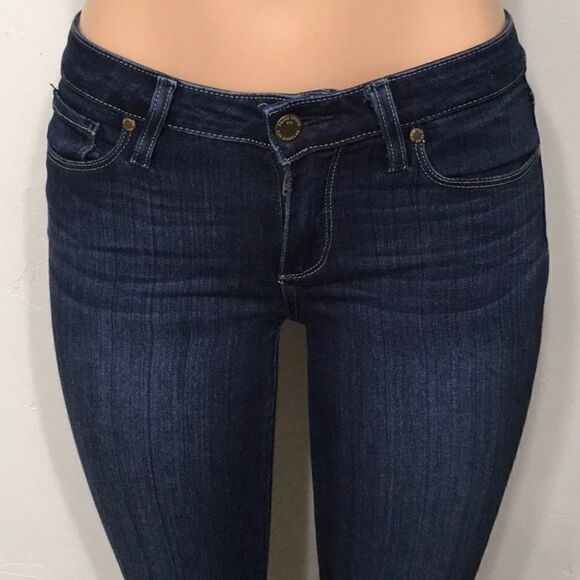 PAIGE dark wash stretch jeans. New - Picture 8 of 16